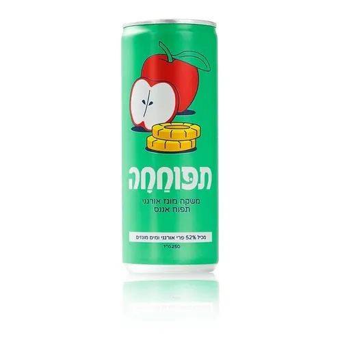 פחית תפוחחה משקה קל מוגז (250 מ