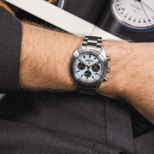 שעון SEIKO כרונוגרף לגבר 39 ממ