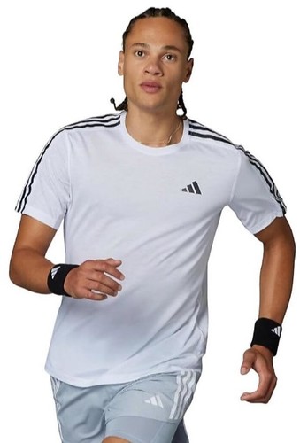 חולצת ריצה אדידס adidas Own the Run 3-Stripes Tee  | גברים
