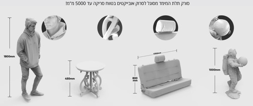 סורק תלת מימד 3DMakerpro Lynx