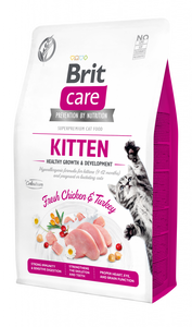 בריט קר חתול קיטן 2 ק"ג Brit Care Grain-Free Kitten