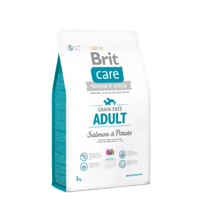 בריט קר לכלב 3 ק"ג בוגר סלמון ותפו"א Brit Care Adult Salmon&Potato