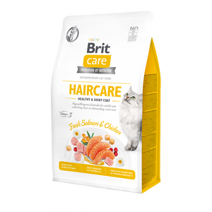 בריט קר חתול 2 ק"ג פרווה מבריקה Brit Care Grain-Free Haircare