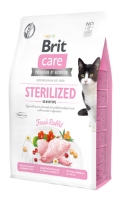 בריט קר 2 ק"ג מסורס סנסטיב Brit Care Sterilized Sensitive