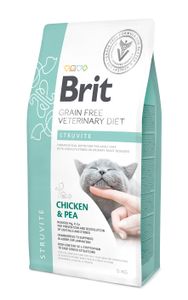 מזון רפואי בריט סטרוויט לחתולים 2 ק"ג Brit Veterinary STRUVITE