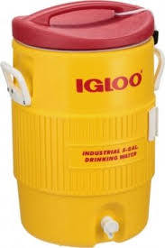 מיכל מים 18 ליטר Igloo Series 400 צהוב-אדום 
