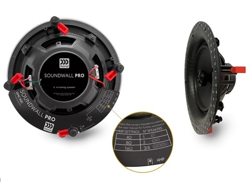 זוג רמקולים שקועי תקרה מבית Morel דגם DMC600