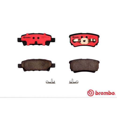רפידות בלם אחורי מיצובישי לנסר משנת 2004 BREMBO