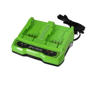 מטען כפול מהיר Greenworks 24VX2 2Ah