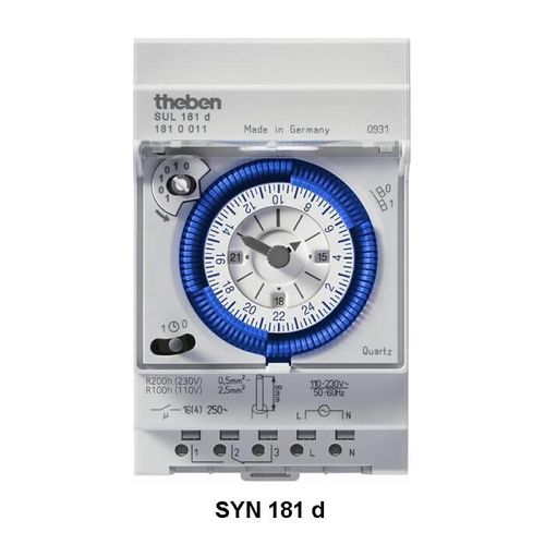 שעון שבת ללוח עם רזרבה תבן גרמניה THEBEN SYN-D 181D