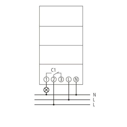 שעון שבת ללוח עם רזרבה תבן גרמניה THEBEN SYN-D 181D