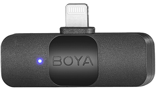 מיקרופון דש אלחוטי לאייפון Boya BY-V1 Lightning
