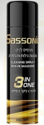 תרסיס לניקוי ושימון למכונות גילוח ESE101 Sassonic