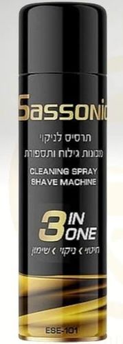 תרסיס לניקוי ושימון למכונות גילוח ESE101 Sassonic
