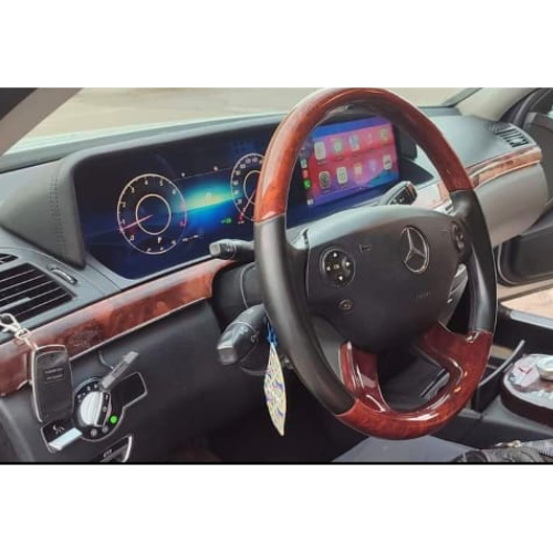 מרצדס s class 2008-2013 מסך ולוח שעונים דיגיטלי