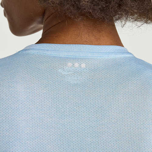 חולצת ריצה SAUCONY STOPWATCH SHORT SLEEVE ETHER HEATHER