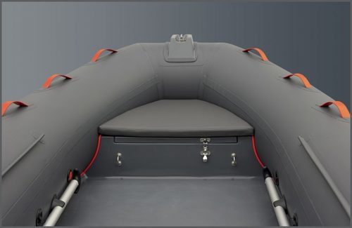 סירה מתנפחת חצי קשיחה פיברגלס קוליברי KOLIBRI RIB WING LITE W360LT
