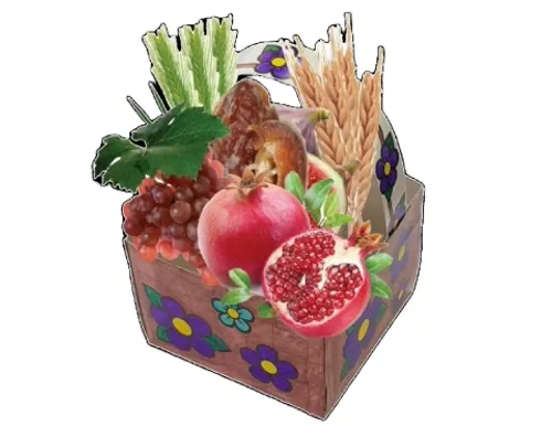 סלסלת שבועות תלת ממד ליצירה - 36 יח'