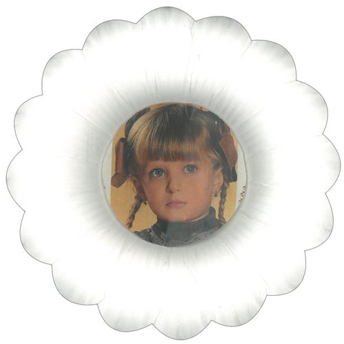 צלחת פרח מנייר ליצירת עציץ לשבועות