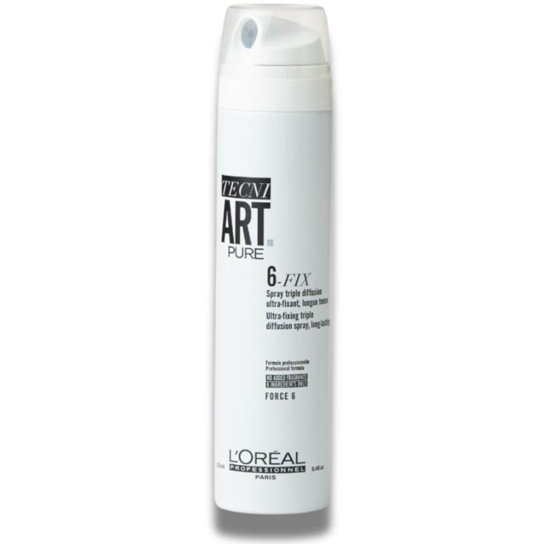 ספריי קיבוע עמיד 6FIX חוזק 6 LOREAL לוריאל 250 מ"ל