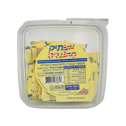 ספלנדה ממתיק מלאכותי 100 יחידות של 1 גרם 100 גרם