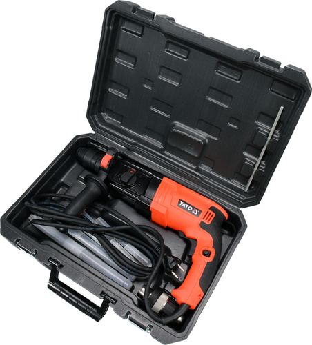 פטישון חשמלי 800W 2.8j דו כיוונית עוצמתי במיוחד SDS כולל סט אביזרים ומזוודה 