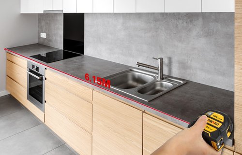 סרט מדידה 5 מטר ומד טווח לייזר 40 מטר נטען PREXISO PLT-40LI