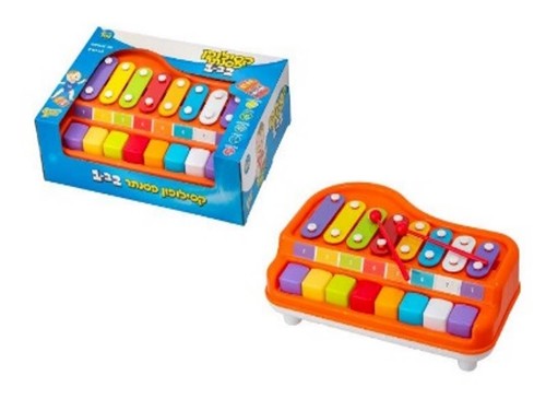 קסילופון פסנתר 2 ב1 לילדים SMART KIDS