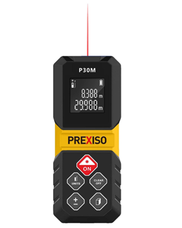 מד טווח לייזר 30 מטר PREXISO P-30M