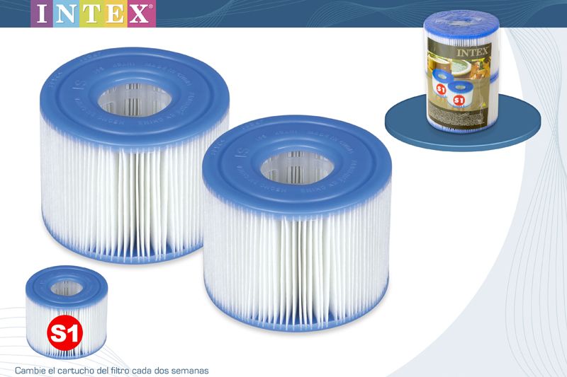 זוג פילטרים S1 לג’קוזי אינטקס INTEX 29001