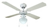 ‏מאוורר תקרה מאוורר תקרה MIAMI 42" 1XE27 HY-J42003/W SEMICOM