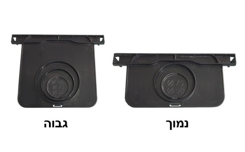 גמלון יציאת צד וסוגר לתעלות ניקוז רוחב 20 ס