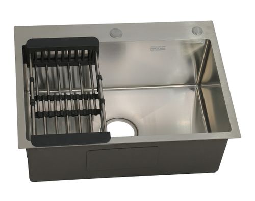 כיור מטבח נירוסטה 60*45*21 ס