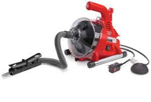 ע- מכשיר חשמלי לפתיחת סתימות PowerClear מתוצרת RIDGID