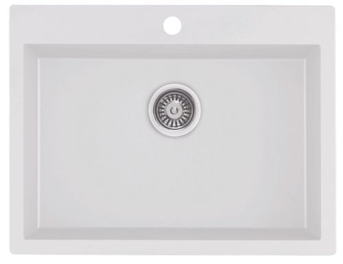 כיור מטבח גרניט 60*49*22 צבע לבן 70-4120 PROFLO - איסוף עצמי בלבד