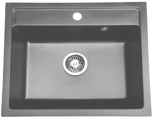 כיור מטבח גרניט 55*45*20 צבע אפור 70-4111 PROFLO - איסוף עצמי בלבד