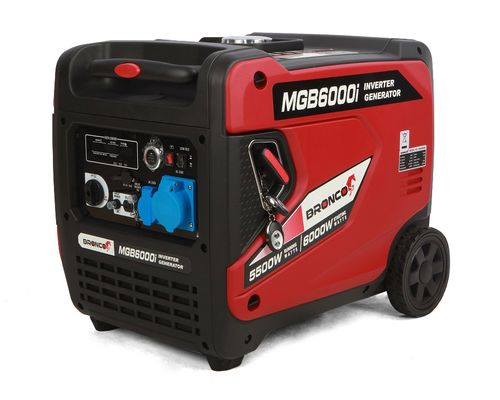 ע- גנרטור בנזין מושתק 6000 וואט אינוורטר MGB6000i מתוצרת BRONCO