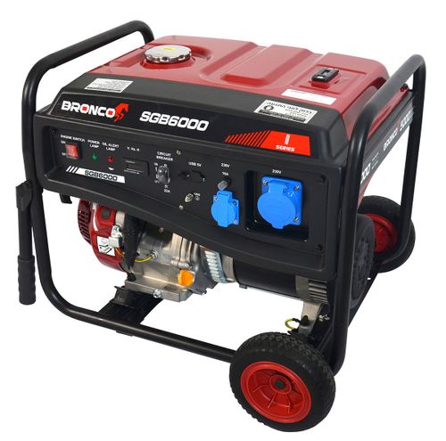 ע- גנרטור בנזין 6000 וואט  SGB6000S מתוצרת BRONCO