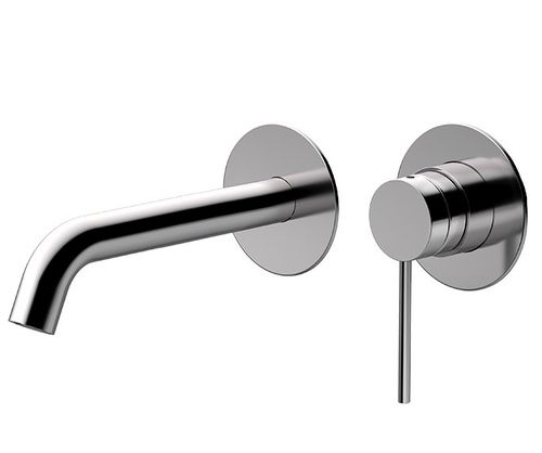 ע- ברז קיר לכיור רחצה פיה ארוכה אייס צבע כרום חמת 305712