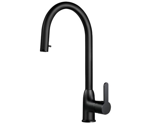 ברז נשלף למטבח קליר צבע שחור מט חמת 305368OP