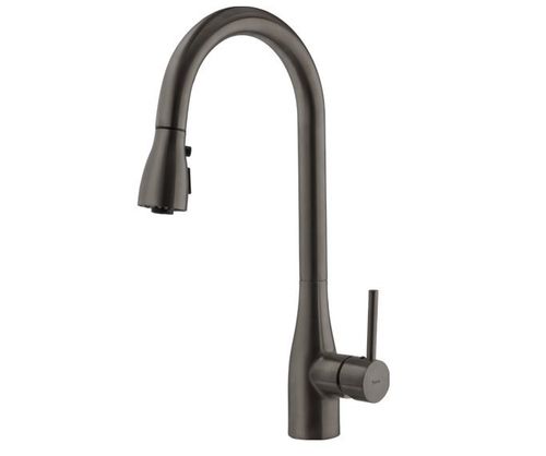 ברז נשלף למטבח pull down צבע שחור מוברש חמת 304567GM