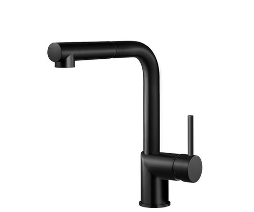 ברז מטבח נשלף PULL OUT שחור מט חמת 304664OP