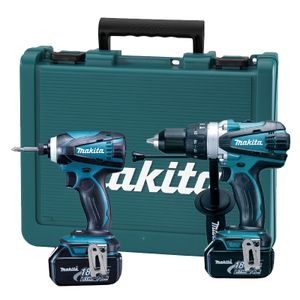 סט 3 סוללות 4A מברגה DHP458 + אימפקט DTD146 דגם DLX2005MX1