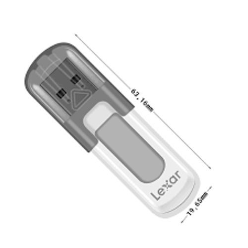 דיסק און קי Lexar LJDV100-64GABGY לקסר