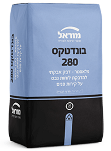 דבק פלאסטר בונדטקס 280 להדבקת לוחות גבס