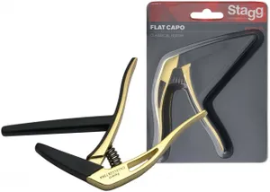 קאפו לגיטרה קלאסית בגימור מוזהב Stagg SCPX-FL GOLD