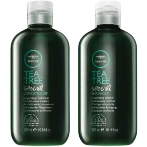 מארז שמפו ומרכך TEA TREE לשיער שומני פול מיטשל 300*2 מ