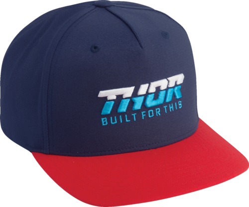 כובע מצחיה THOR MX כחול\אדום V2024