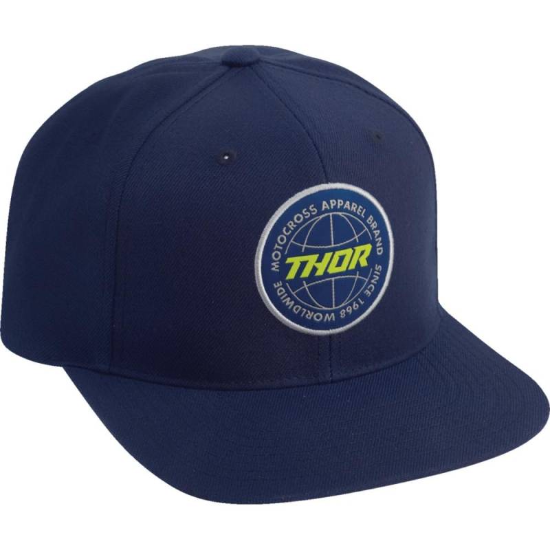 כובע מצחיה THOR MX כחול\צהוב V2024