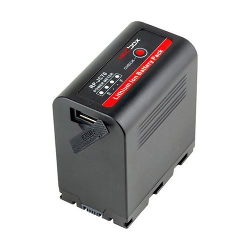 סוללה למצלמת וידאו Hedbox RP-JC70 7800mAh